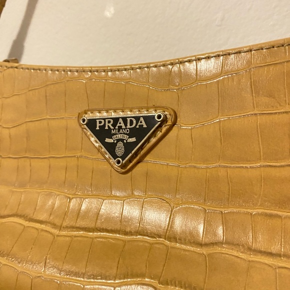 Prada Leather Shoulder Bag Purse - Picture 4 of 4